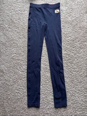 Tracksmith Navy Turnover Tights